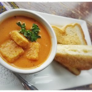 tomato soup and grilled cheese